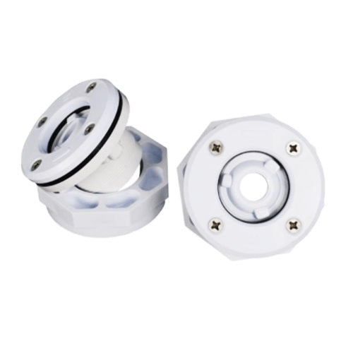 Carvin 94128010 Inlet Fitting 1.5", Pack of 2, White