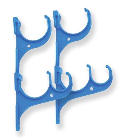 Plastic Triple Pole Hooks (Set of 2)