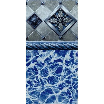 Deluxe Beaded Above Ground Pool Liner - Bayview Slate