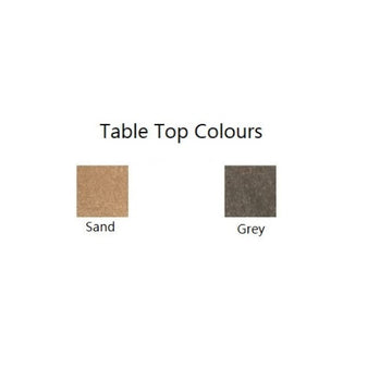 Global Pool Products 2 Seat Table With Granite Sand Top