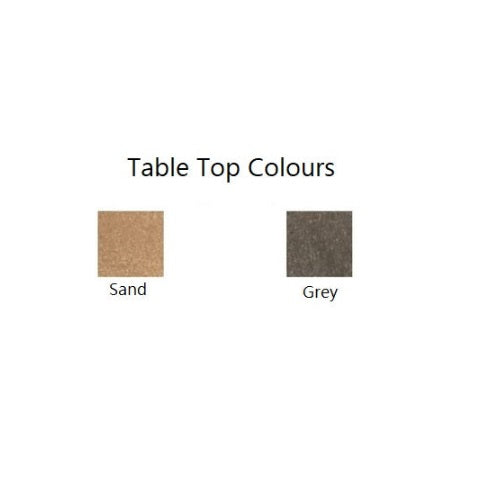 Global Pool Products 2 Seat Table With Granite Sand Top