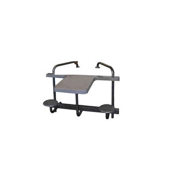 Global Pool Products 2 Seat Table With Granite Grey Top