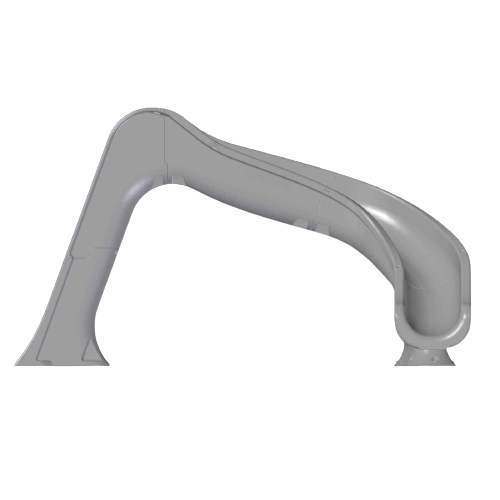 Global Pool Products Side Winder Slide - Grey, Right Hand