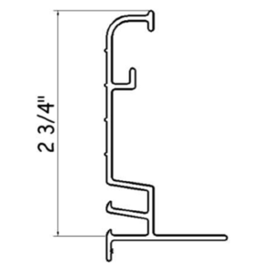 White Concrete Deck Double Track Bullnose Coping 10 ft.