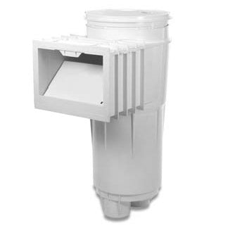 Carvin 94110145 Deckmate Concrete Pool Skimmer, Small Mouth, Slip, White
