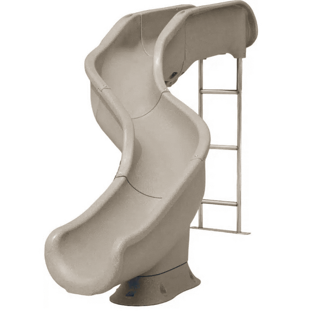 Global GPPSRT15-SAND-L Landscape Swimming Pool Slide, Sandstone