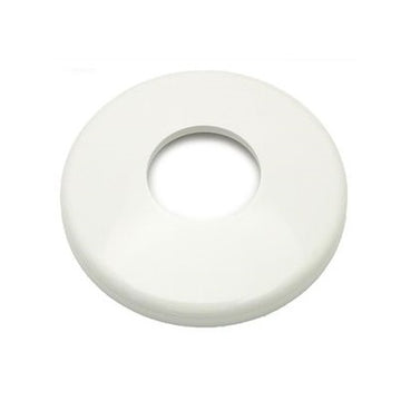 Perma-Cast White Cycolac Plastic Escutcheon