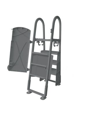 Olympic ACM-101ASG Adjustable Resin Security Ladder, Grey