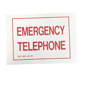 97739 EMERGENCY TELEPHONE Sign, 14