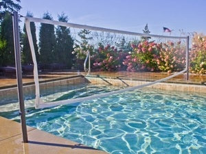 Global Pool Products GPPOTE-VBS16-CV 16' Volleyball Net Set, Copper