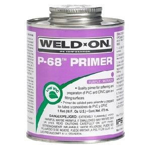 Weld-On P-68 Pint PVC Primer Purple