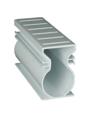 Stegmeier Super Drain-Away Deck System, White (80 ft per case)