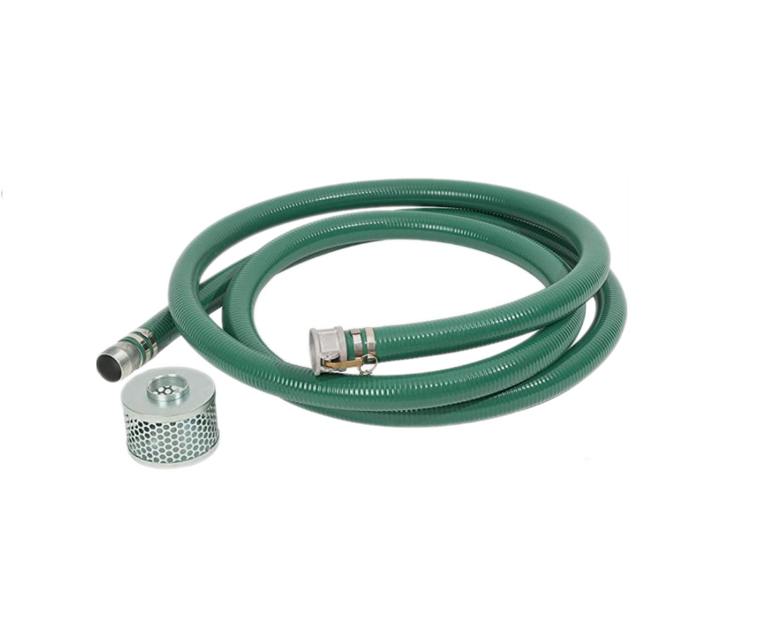 2" x 20 ft, Suction hose with strainer