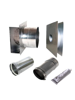 Complete Stainless Steel Side Wall Vent Kit, 4" Sta-Rite/Pentair