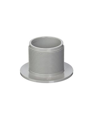 Hayward Style Gunite Inlet/Outlet Fitting 1.5" FPT  x 2" MPT, Grey